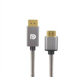 Edelstahl DP 1,1 V Stecker auf HDMI Buchse 1,4 V Adapter