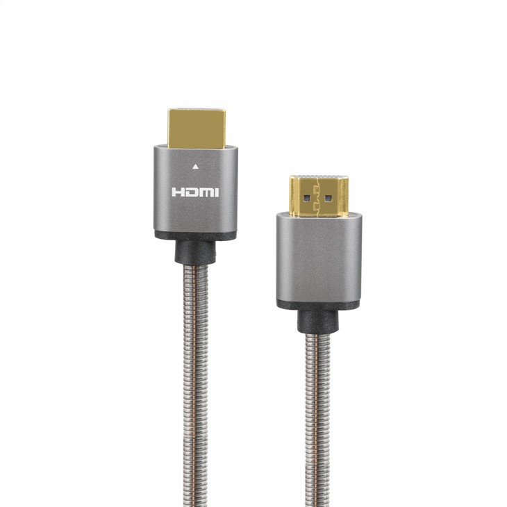 Edelstahl-HDMI-zu-HDMI-8K-Kabel